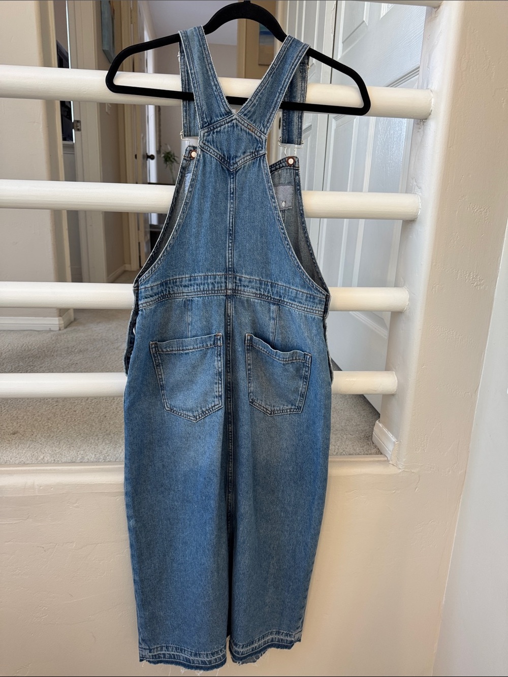 Anthropologie Light Blue Denim Overall Dress - Picture 11 of 11